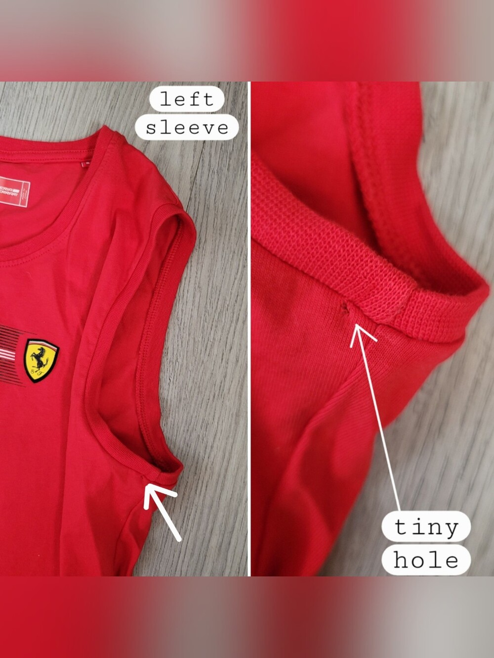 Scuderia Ferrari Official Project Red Sleeveless Zipper Front Tank Top, Small - Picture 7 of 11